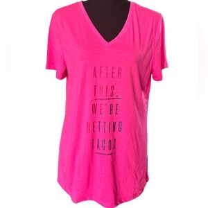 Adorable Graphic Bright Pink Tee